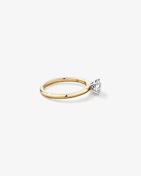 0.70 Carat TW Round Brilliant Laboratory-Grown Diamond Solitaire Engagement Ring in 14kt White Gold