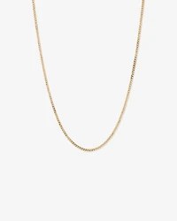 60cm (20") 2.95mm Width Semi Solid Diamond Cut Curb Chain in 10kt Yellow Gold