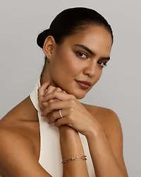 Created Emerald Gemstone Drop Hoop Earrings in 10kt Yellow Gold