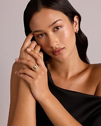 Bague poirier en diamant TW de 1,00 carat cultivée laboratoire or jaune 10 carats