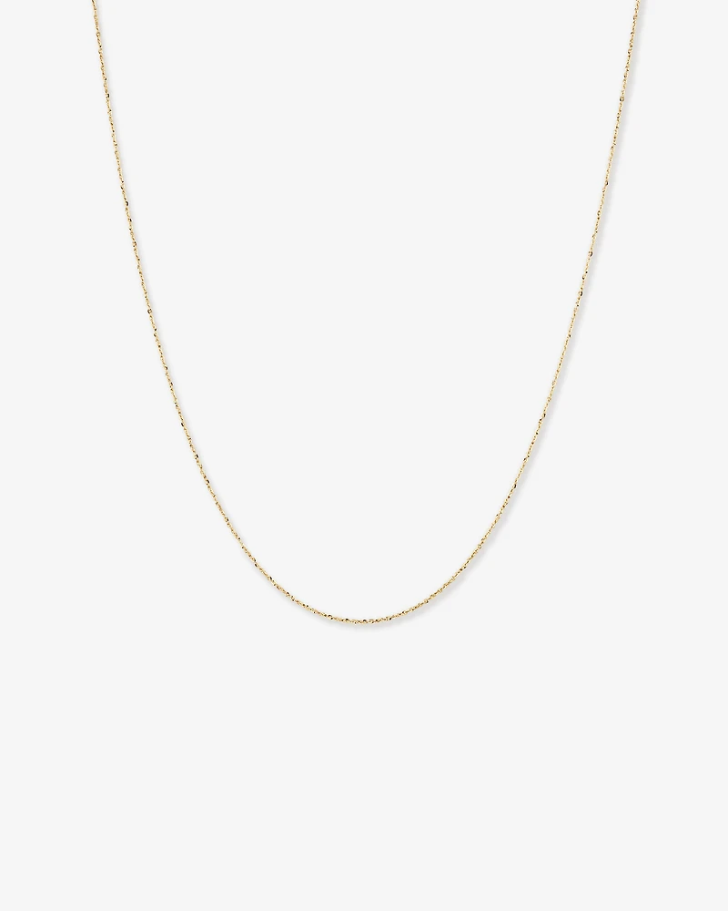 50cm (20") Fine Rolo Chain in 10kt Yellow Gold