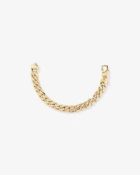 21cm (9") 11mm Curb Bracelet in 18kt Vermeil
