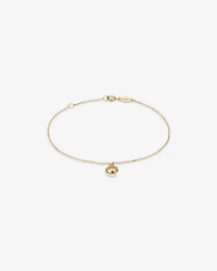 19cm (7.5") Initial Bracelet in 10kt Yellow Gold