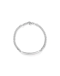 Curb ID Bracelet in Sterling Silver