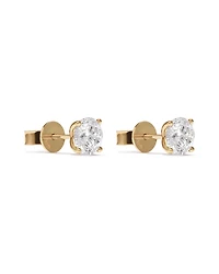 2.00 Carat TW Diamond Solitaire Stud Earrings in 18kt Yellow Gold