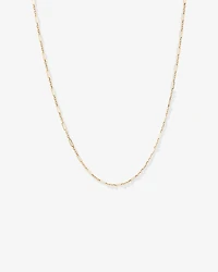 1.6mm Wide Paperclip 3 and 1 Chain in 10kt Yellow Gold