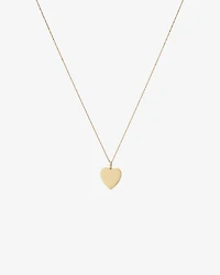 Diamond Accent Heart Pendant in 10kt Yellow Gold