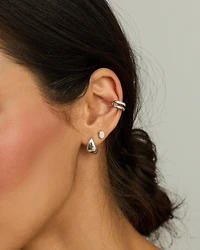 Diamond Ear Conch in Sterling Silver