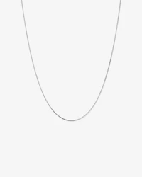 60cm (17") 1.44mm Width Solid Diamond Cut Curb Chain in 10kt Gold