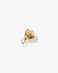 Cowboy Hat Pendant in 18kt Vermeil with Cubic Zirconia