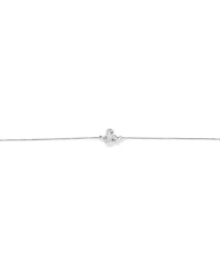Cubic Zirconia Knot Bracelet in Sterling Silver
