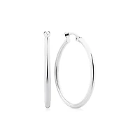 Anneaux ronds de 25 mm en or jaune 10 K