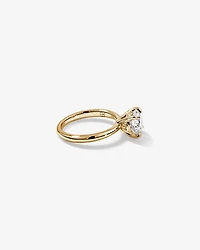 2.25 Carat Round Brilliant Laboratory-Grown Diamond Solitaire Ring 14kt Yellow Gold