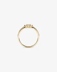 Australian Opal & Diamond Accent Ring in 10kt Yellow Gold