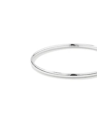 3.7mm Solid Round Bangle in Sterling Silver