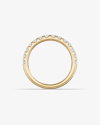 0.75 Carat TW Round Brilliant Half Claw Ring 18kt Yellow Gold