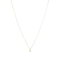 0.25 Carat TW Diamond Solitaire Pendant in 18kt Yellow Gold