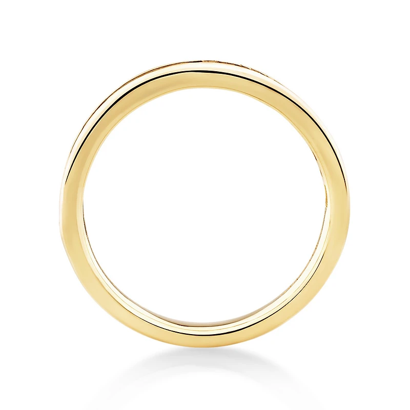 Wedding Band with 0.50 Carat TW of Diamonds in 14kt Yellow Gold
