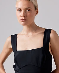 Pendentif rond TW à lunette brillante de 0,25 carat en or blanc 18 carats