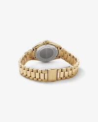 Montre habillée pour femme 32,5 mm en acier inoxydable dor