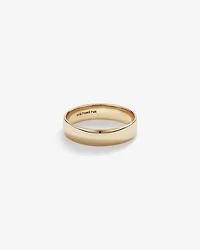 5mm Lite Half Round Wedding Band in 10kt Yellow Gold
