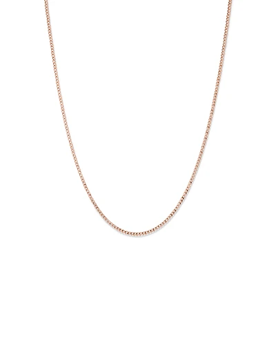 Classic Curb Chain in 10kt Rose Gold