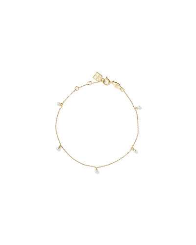 Micro Cultured Freshwater Pearl Bracelet in 10kt Gold