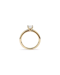 0.70 Carat TW Round Brilliant Laboratory-Grown Diamond Solitaire Engagement Ring in 14kt White Gold