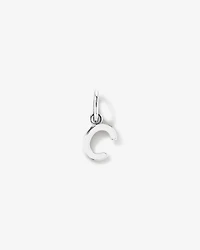 Letter C Initial Pendant in Sterling Silver