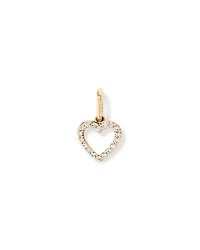 0.10TW Diamond Heart Pendant in 10kt Gold