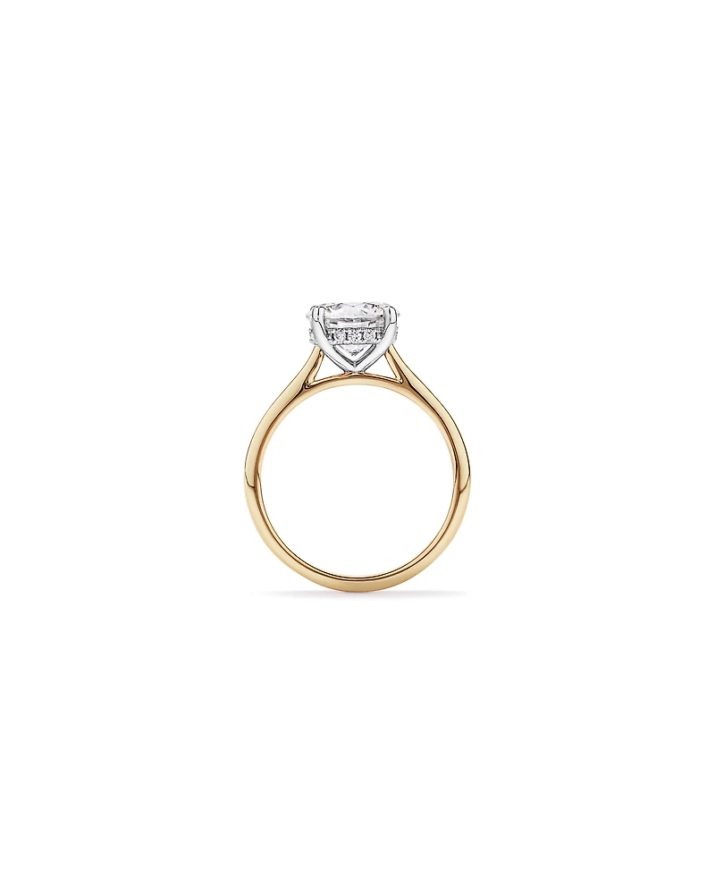 2.32TW Round Brilliant Laboratory-Grown Diamond Solitaire Ring 14kt Yellow and White Gold