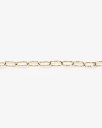 Diamond Cut Oval Twist Link Bracelet in 10kt Yellow Gold