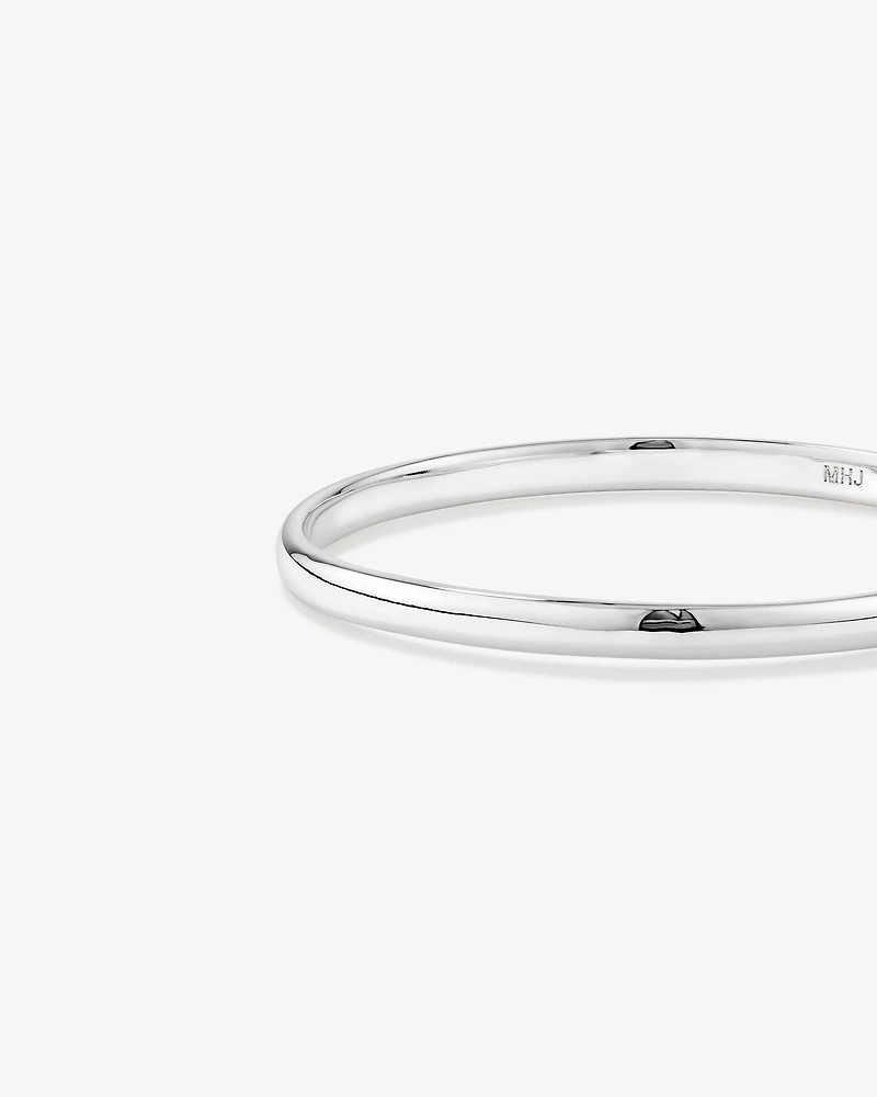 Bébé bracelet jonc en argent sterling, largeur de 44 mm