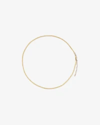 Chaîne à chevrons en or jaune 10 K de 45 cm, largeur 2 2,5 mm