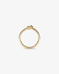 Knot Split Band Ring in 10kt Yellow Gold