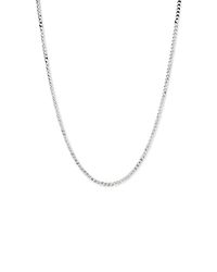Collier Chaîne Gourmette Fine 55 Cm (22") Largeur 3,5-4 Mm En Argent Sterling