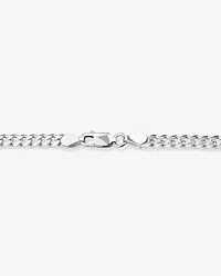 50cm (20") 4mm-4.5mm Width Curb Chain in Sterling Silver