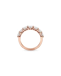 2.00 Carat TW Round Brilliant Laboratory-Grown Diamond Wedding Ring in 14kt Rose Gold