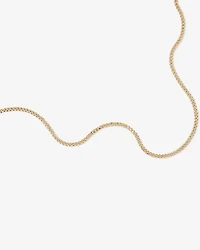 50cm (22") 5.5mm Width Semi Solid Diamond Cut Curb Chain in 10kt Gold