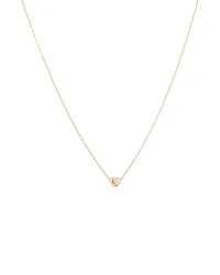 Heart Slider Necklace in 10kt Yellow Gold