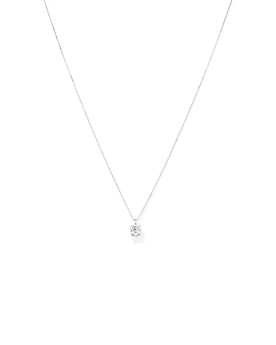 1.00 Carat TW Laboratory-Grown Diamond Solitaire Pendant in 14kt Yellow Gold