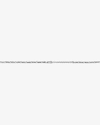 60cm (24") Oxidised Figaro Chain in Sterling Silver