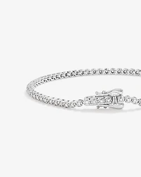 Bracelet de tennis en diamant cultivé en laboratoire 1,00 carat TW en argent sterling