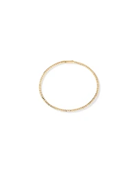 0.68 Carat TW Diamond Row Flex Bangle in 10kt Yellow Gold