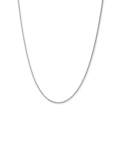 50cm (20") 2.1mm Width Wheat Chain in Sterling Silver