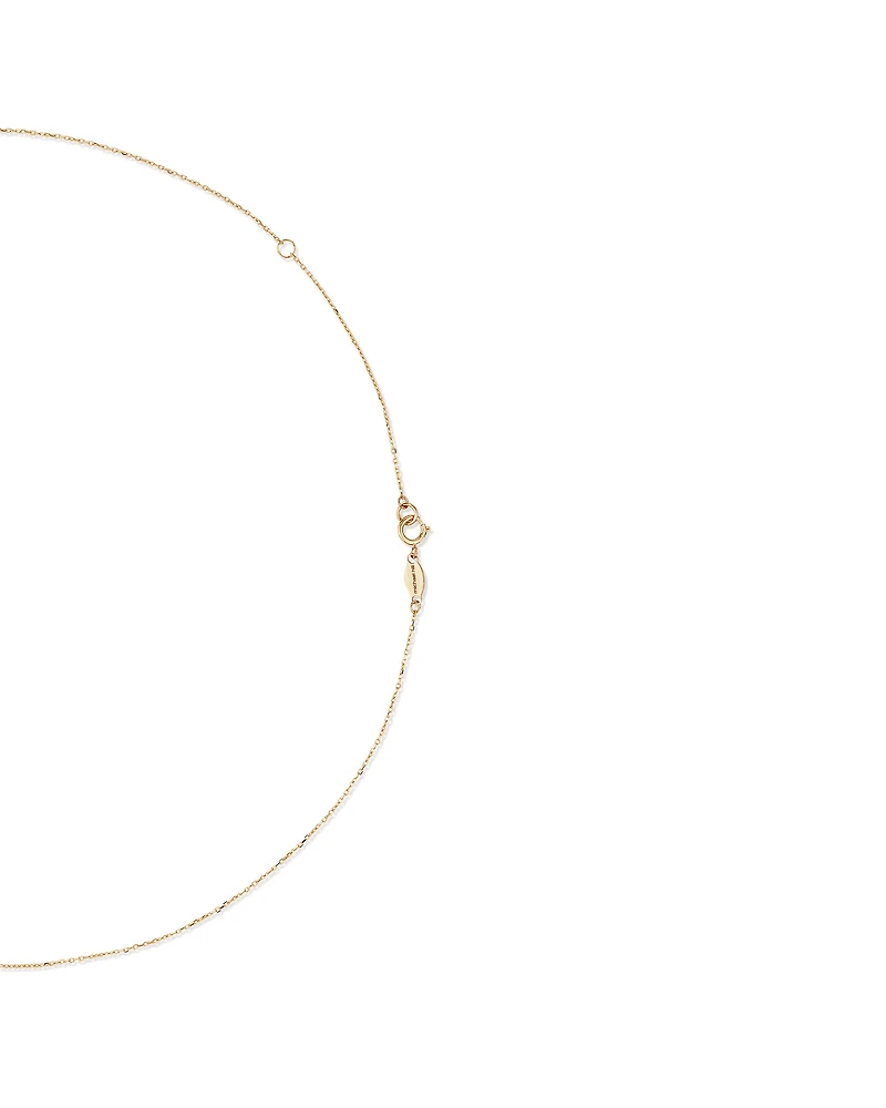 45cm (18") Bead Cable Chain in 10kt Yellow Gold