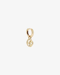 Pretzel Earring Charm in 18kt Vermeil