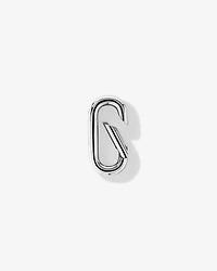 Polished Paperclip Pendant Connector in Sterling Silver
