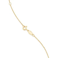 Diamond Accent Heart Pendant in 10kt Yellow Gold