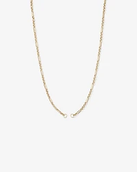 50cm (20") 7 and 1 Belcher and Paperclip Open Pendant Chain in 10kt Yellow Gold